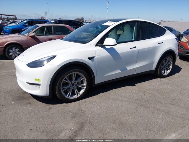 45449071 :رقم المزاد ، 7SAYGAEEXNF539424 vin ، 2022 Tesla Model Y Long Range Dual Motor All-wheel Drive مزاد بيع