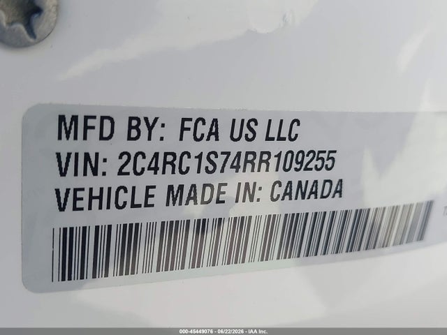 Aukcja sprzedaży 2024 Chrysler Pacifica Hybrid S Appearance Pkg, vin: 2C4RC1S74RR109255, numer aukcji: 45449076