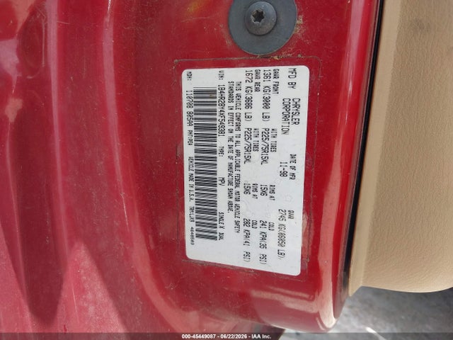 Aukcja sprzedaży 1999 Dodge Durango, vin: 1B4HR28Y4XF549381, numer aukcji: 45449087