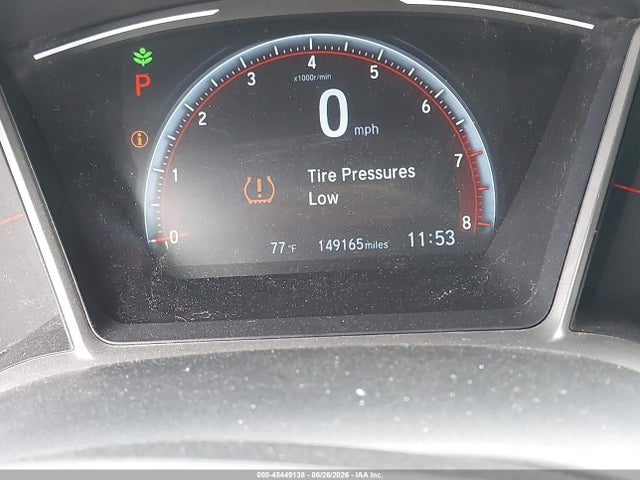 45449138 :رقم المزاد ، 19XFC2F88KE210298 vin ، 2019 Honda Civic Sport مزاد بيع