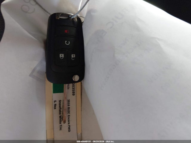 Продаж на аукціоні авто 2016 Buick Encore Leather, vin: KL4CJCSB3GB725577, номер лоту: 45449151