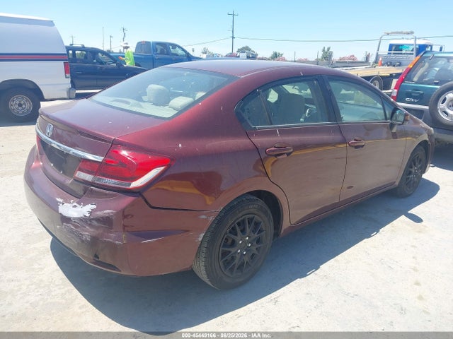 45449166 :رقم المزاد ، 19XFB2F56DE290776 vin ، 2013 Honda Civic Lx مزاد بيع