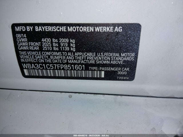 WBA3C1C57FP851601 BMW 328I