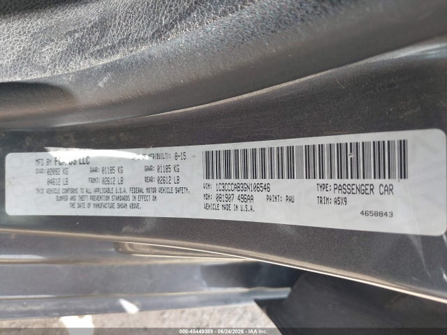 Chrysler 200 Limited 2016 1C3CCCAB3GN106546 Image 9