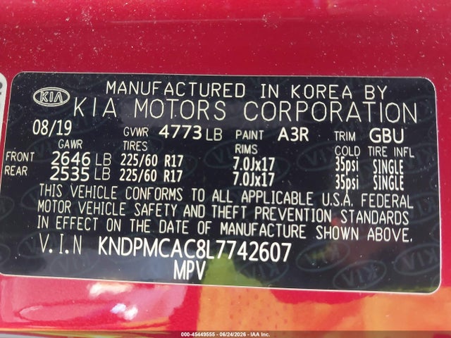 KIA Sportage Lx 2020 KNDPMCAC8L7742607 Image 9