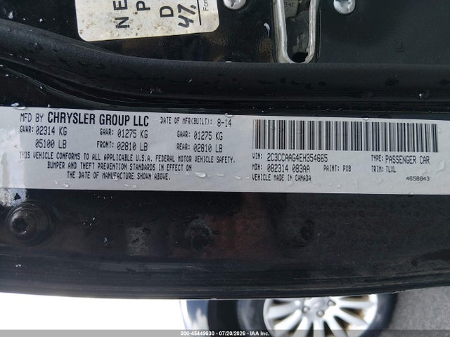 2014 Chrysler 300 მანქანა იყიდება აუქციონზე, vin: 2C3CCAAG4EH354665, აუქციონის ნომერი: 45449630