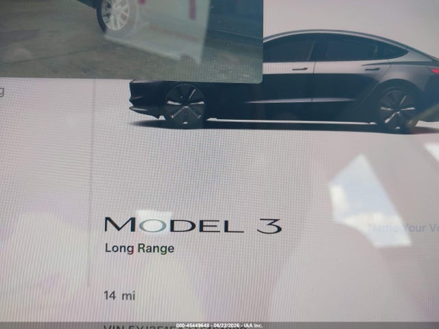 45449648 :رقم المزاد ، 5YJ3E1EA7TF161229 vin ، 2026 Tesla Model 3 Premium Rear-wheel Drive/rear-wheel Drive مزاد بيع