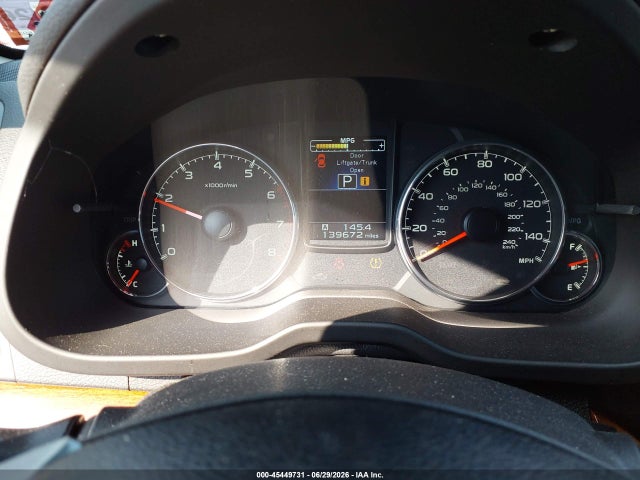 2014 Subaru Outback 2.5i Limited მანქანა იყიდება აუქციონზე, vin: 4S4BRBNC6E3225408, აუქციონის ნომერი: 45449731