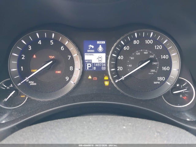 Продажа на аукционе авто 2011 Infiniti M56, vin: JN1AY1APXBM520347, номер лота: 45449919