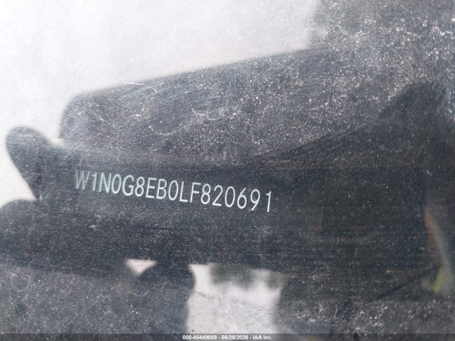 45449989 :رقم المزاد ، W1N0G8EB0LF820691 vin ، 2020 Mercedes-benz Glc 300 4matic مزاد بيع