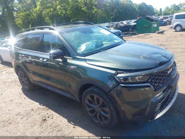 45450064 :رقم المزاد ، 5XYRKDLF0NG086114 vin ، 2022 Kia Sorento X-line Sx Prestige مزاد بيع