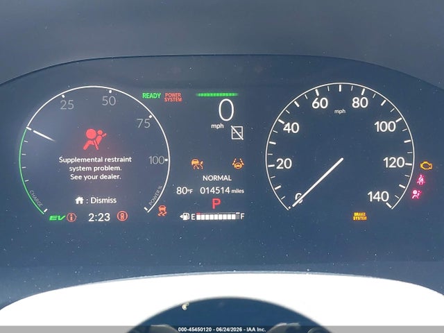 2024 Honda Cr-v Hybrid Sport-l მანქანა იყიდება აუქციონზე, vin: 7FARS5H8XRE030568, აუქციონის ნომერი: 45450120