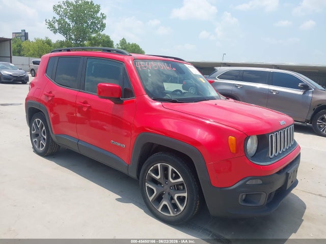 2017 Jeep Renegade Latitude მანქანა იყიდება აუქციონზე, vin: ZACCJABB9HPG28742, აუქციონის ნომერი: 45450166