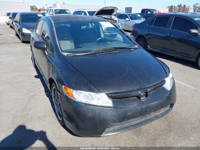 2008 Honda Civic Lx მანქანა იყიდება აუქციონზე, vin: 2HGFA16528H521276, აუქციონის ნომერი: 45450196