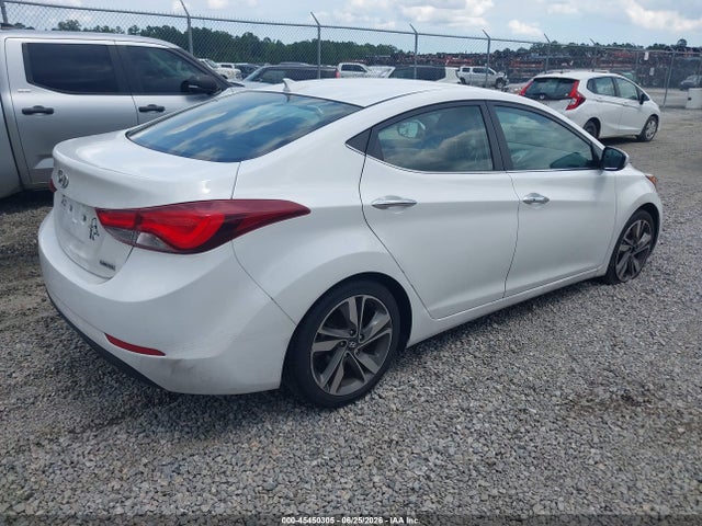 2016 Hyundai Elantra Limited მანქანა იყიდება აუქციონზე, vin: 5NPDH4AE2GH669007, აუქციონის ნომერი: 45450305