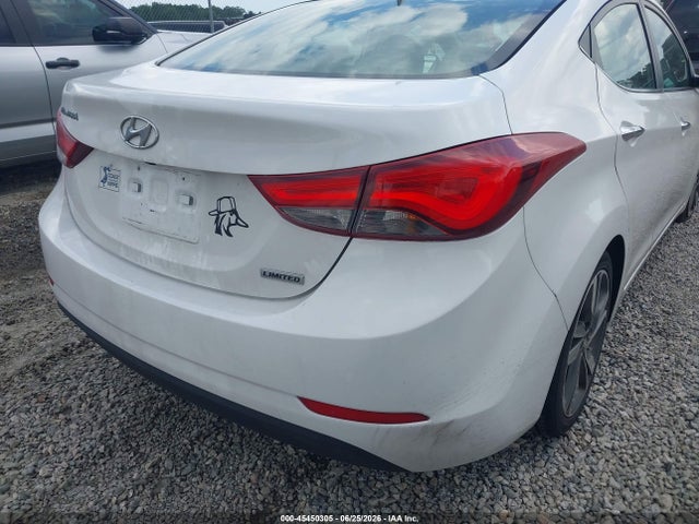 2016 Hyundai Elantra Limited მანქანა იყიდება აუქციონზე, vin: 5NPDH4AE2GH669007, აუქციონის ნომერი: 45450305