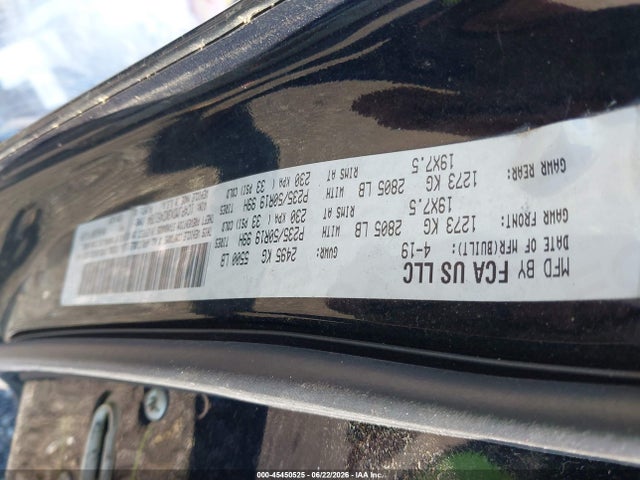 Продажа на аукционе авто 2019 Jeep Cherokee High Altitude 4x4, vin: 1C4PJMDX3KD451784, номер лота: 45450525