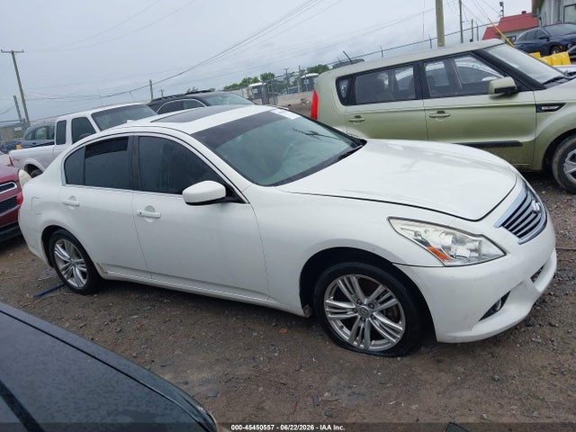 2012 Infiniti G37x მანქანა იყიდება აუქციონზე, vin: JN1CV6AR1CM976707, აუქციონის ნომერი: 45450557
