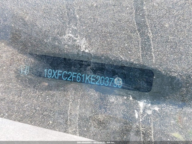 Honda Civic Lx 2019 19XFC2F61KE203790 Image 9