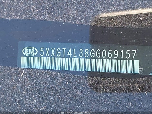 KIA Optima Lx 2016 5XXGT4L38GG069157 Image 9