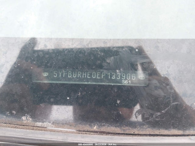 45450995 :رقم المزاد ، 5YFBURHE0EP133906 vin ، 2014 Toyota Corolla Le/le Plus/le Premium مزاد بيع