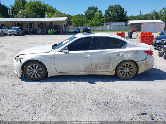 2014 Infiniti Q50 Premium მანქანა იყიდება აუქციონზე, vin: JN1BV7AP3EM689338, აუქციონის ნომერი: 45451048