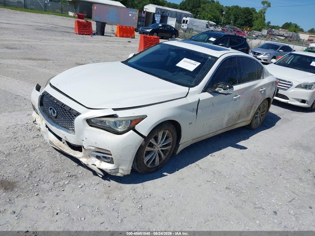 2014 Infiniti Q50 Premium მანქანა იყიდება აუქციონზე, vin: JN1BV7AP3EM689338, აუქციონის ნომერი: 45451048