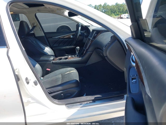 2014 Infiniti Q50 Premium მანქანა იყიდება აუქციონზე, vin: JN1BV7AP3EM689338, აუქციონის ნომერი: 45451048