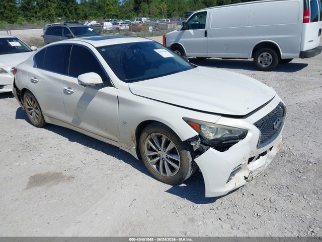 2014 Infiniti Q50 Premium მანქანა იყიდება აუქციონზე, vin: JN1BV7AP3EM689338, აუქციონის ნომერი: 45451048