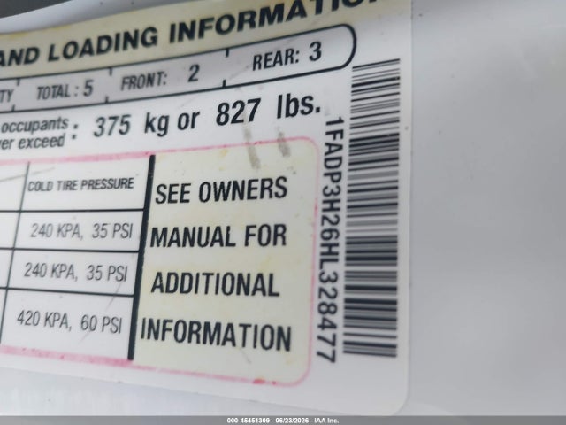 Ford FOCUS SEL 2017 1FADP3H26HL328477 Image 9