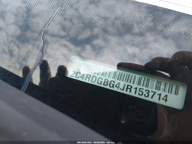 Aukcja sprzedaży 2018 Dodge Grand Caravan Se Plus, vin: 2C4RDGBG4JR153714, numer aukcji: 45451326