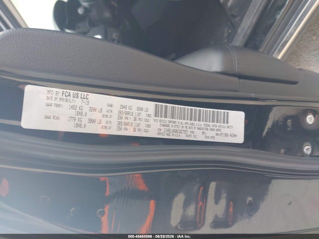 1C4RDJAG8KC827257 Dodge Durango Sxt Awd