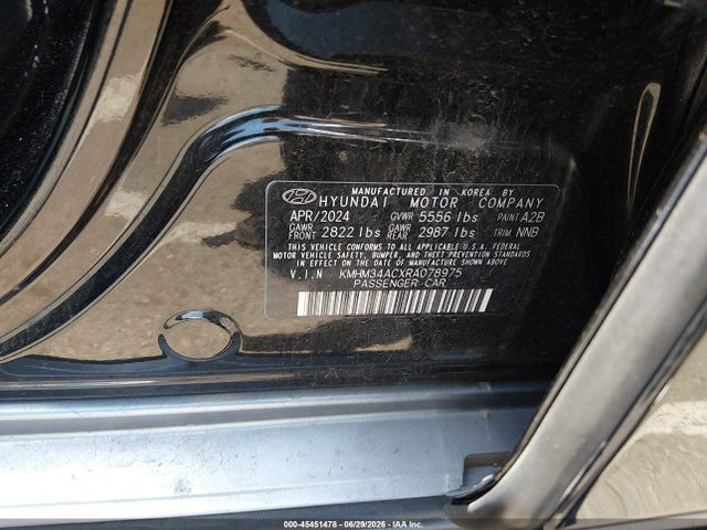 Hyundai Ioniq 6 Sel 2024 KMHM34ACXRA078975 Image 9