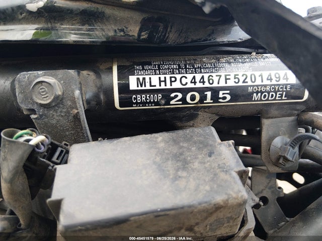 Honda Cbr500 R 2015 MLHPC4467F5201494 Image 10