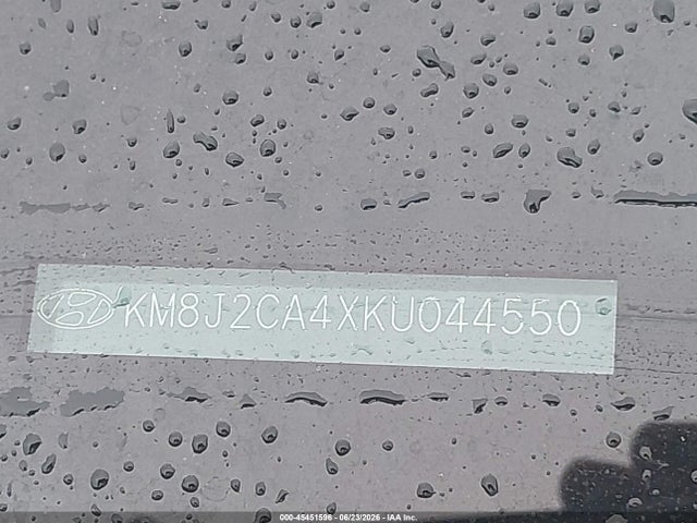 Продаж на аукціоні авто 2019 Hyundai Tucson Se, vin: KM8J2CA4XKU044550, номер лоту: 45451596