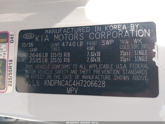 KIA Sportage Ex 2017 KNDPNCAC4H7206628 Image 9