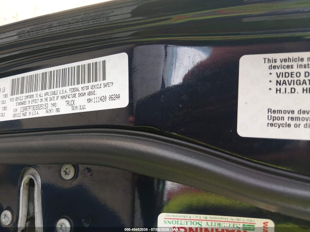 45452030 :رقم المزاد ، 1C6RR7PT8DS525153 vin ، 2013 Ram 1500 Laramie Longhorn Edition مزاد بيع
