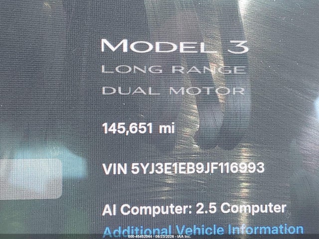 Tesla Model 3 Long Range/performance 2018 5YJ3E1EB9JF116993 Image 13