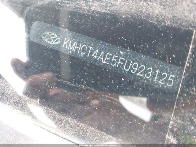 45452051 :رقم المزاد ، KMHCT4AE5FU923125 vin ، 2015 Hyundai Accent Gls مزاد بيع