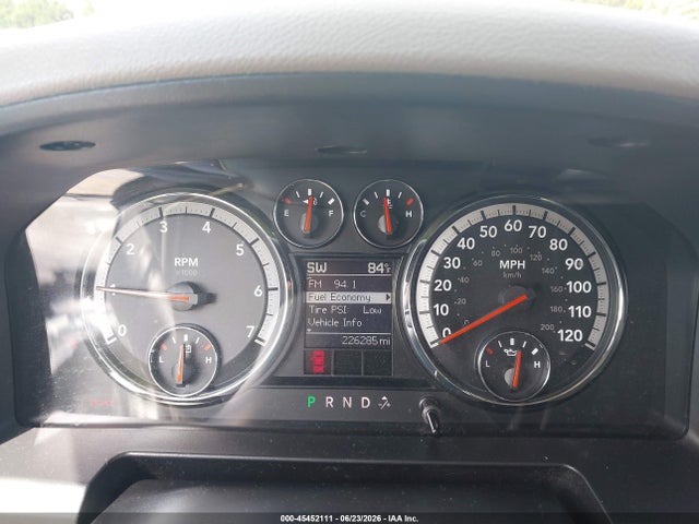 Продажа на аукционе авто 2012 Ram 1500 Big Horn, vin: 1C6RD7LT5CS272344, номер лота: 45452111