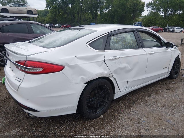 45452153 :رقم المزاد ، 3FA6P0RU9JR101718 vin ، 2018 Ford Fusion Hybrid Platinum/titanium مزاد بيع