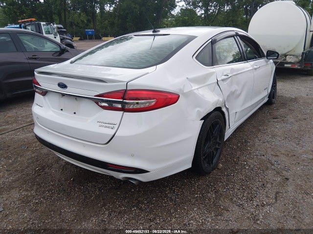 45452153 :رقم المزاد ، 3FA6P0RU9JR101718 vin ، 2018 Ford Fusion Hybrid Platinum/titanium مزاد بيع