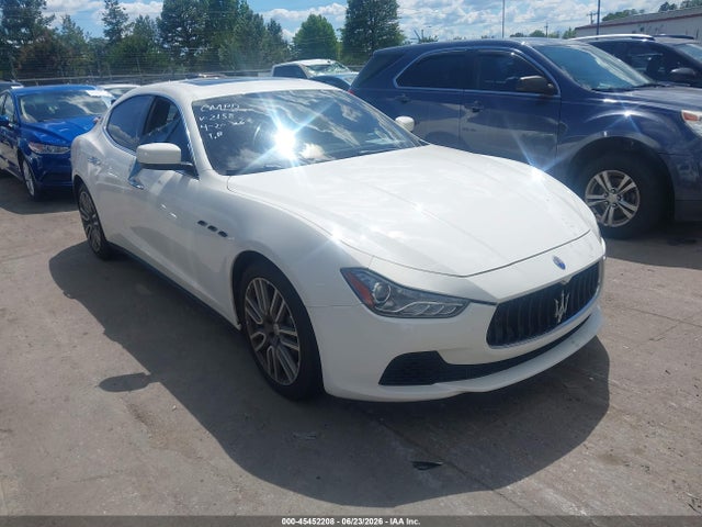 Продажа на аукционе авто 2015 Maserati Ghibli, vin: ZAM57XSA0F1162158, номер лота: 45452208