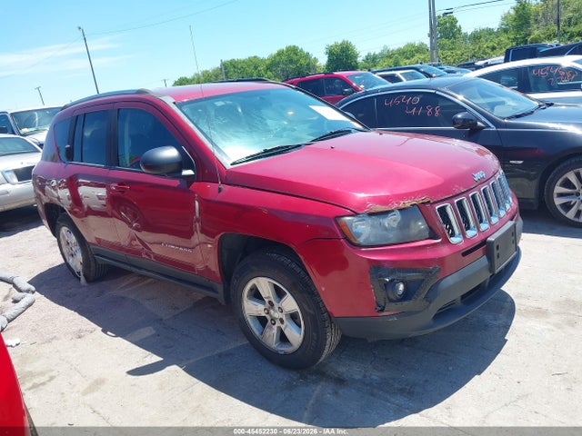 Auction sale of the 2014 Jeep Compass Sport, vin: 1C4NJCBA2ED666707, lot number: 45452230
