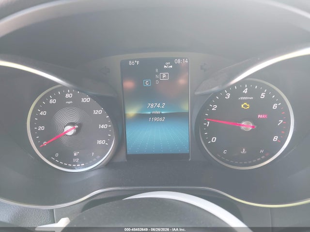 45452649 :رقم المزاد ، 55SWF8DB3KU283967 vin ، 2019 Mercedes-benz C 300 مزاد بيع