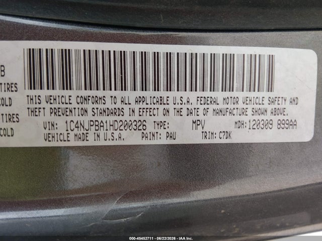 Jeep Patriot Sport 2017 1C4NJPBA1HD200326 Image 9