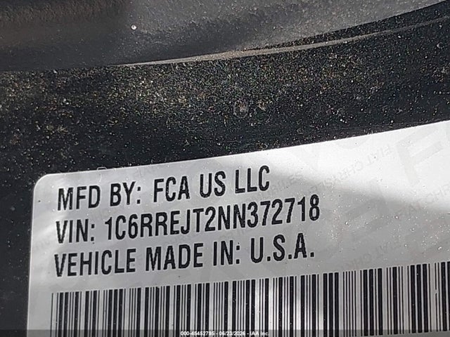 Продаж на аукціоні авто 2022 Ram 1500 Laramie  4x2 5'7 Box, vin: 1C6RREJT2NN372718, номер лоту: 45452795