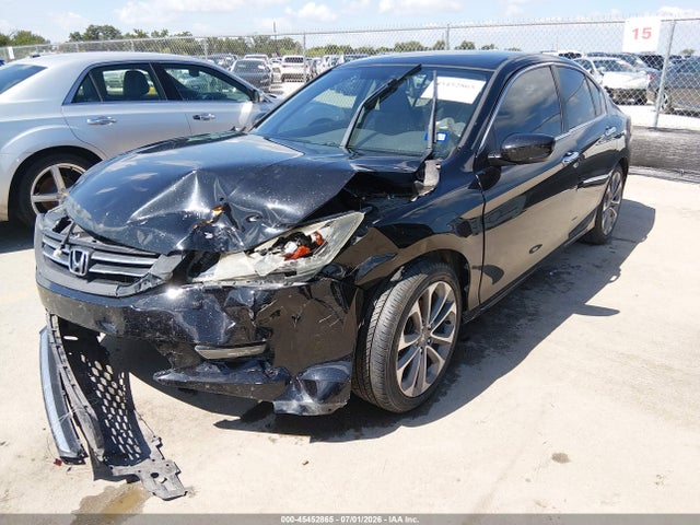 2015 Honda Accord Sport მანქანა იყიდება აუქციონზე, vin: 1HGCR2E50FA044376, აუქციონის ნომერი: 45452865
