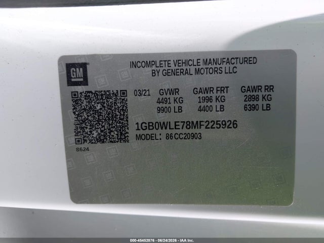 1GB0WLE78MF225926 Chevrolet Silverado 2500hd 2wd Long Bed Wt