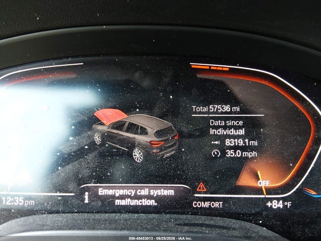 45453013 :رقم المزاد ، 5UXTY5C09LLT38495 vin ، 2020 Bmw X3 Xdrive30i مزاد بيع
